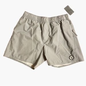 Vuori Men’s Cape Shorts, Gray, Size Medium
